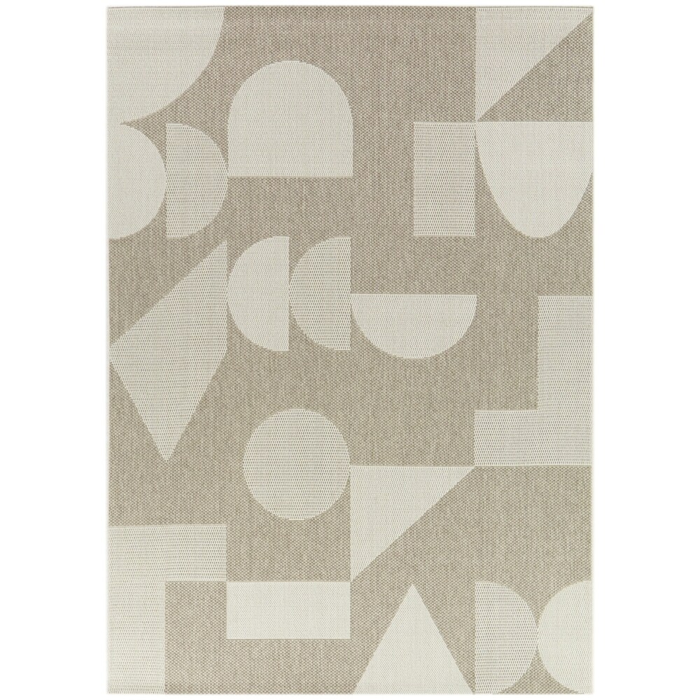 Gideon Mid century Modern Abstract Geometric Indoor/ Outdoor Area Rug