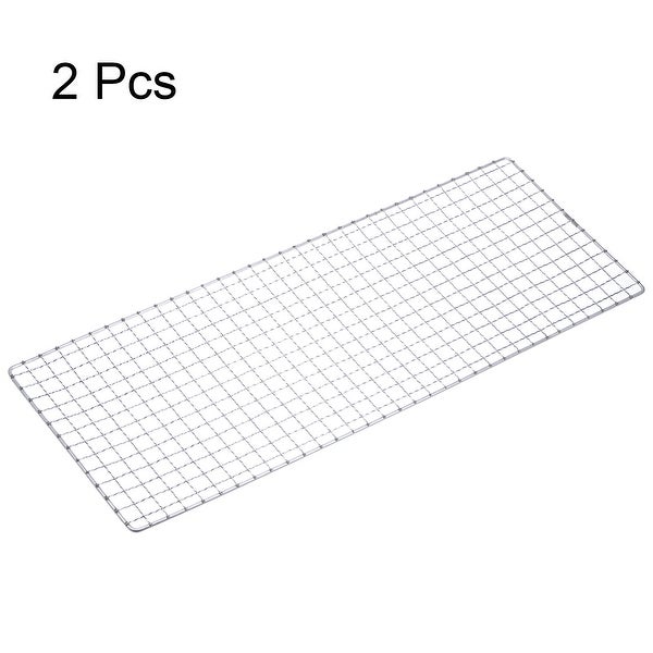 2pcs Square BBQ Grill Net 19.7