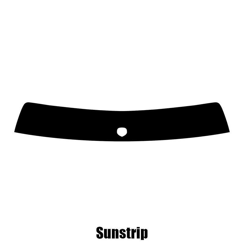 Sun Strip for Citroen C3 5-Door Hatchback - 2010 and newer pre-cut sunstrip