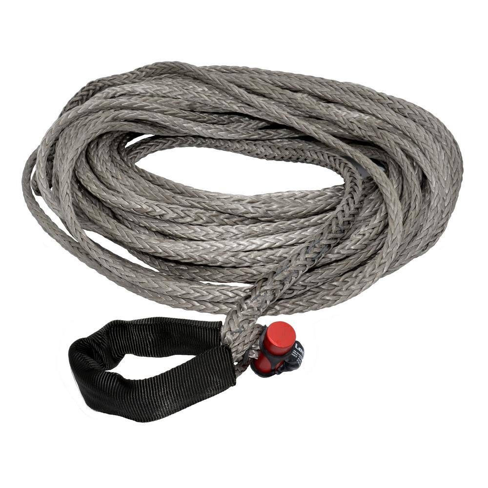 LockJaw 716 in. x 100 ft. Synthetic Winch Line Extension with Integrated Shackle 21-0438100