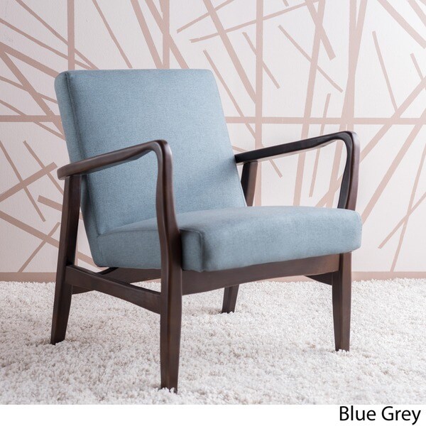 Perseus Mid-Century Fabric Club Chair by Christopher Knight Home