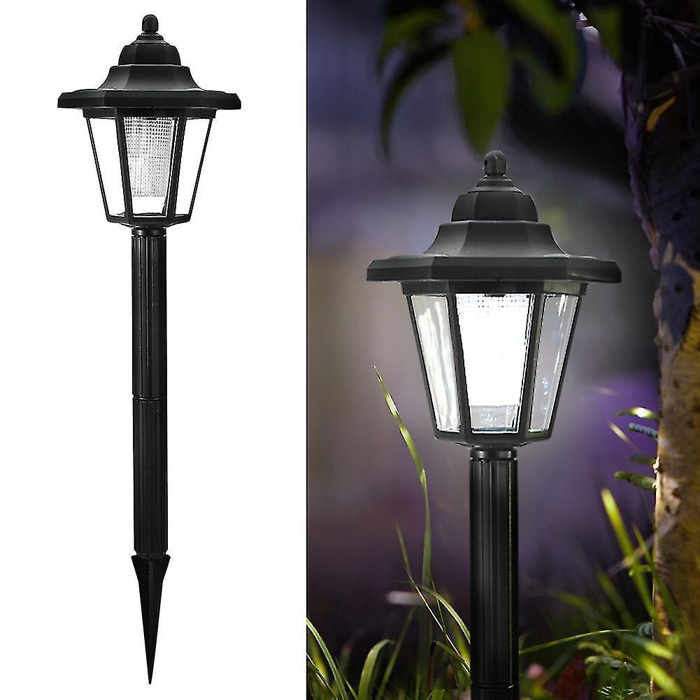 Led Solar Hexagonal Palace Light Courtyard Garden Lawn Inserting Ground Lamp