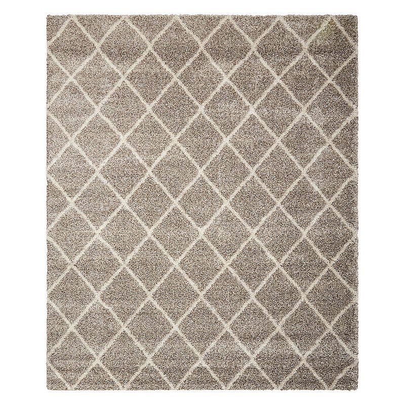 Nourison Brisbane Elusive Lattice Shag Rug