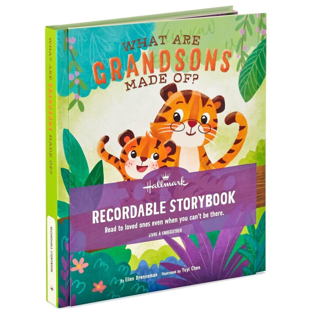 Hallmark  What Are Grandsons Made Of? Recordable Storybook