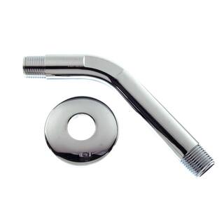 DANCO 6 in. Shower Arm with Flange in Chrome 89078