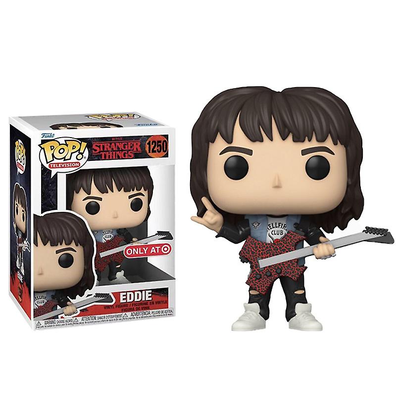 Eddie With Guitar Stranger Things #1250 Vinyl Model Toy With Box