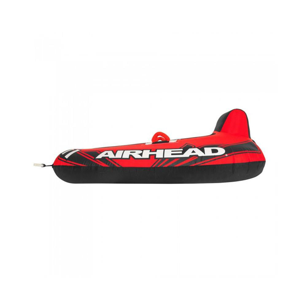 Airhead Mach 1 Inflatable Single Rider Towable Lake Ocean Water Tube Float， Red