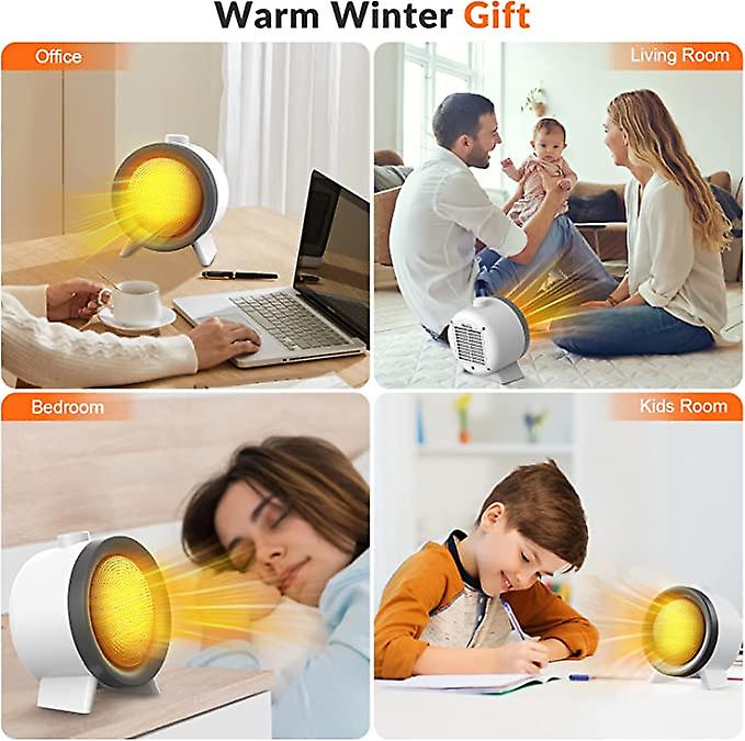 Small Space Heater For Indoor Use， Portable Electric Ceramic Space Heater