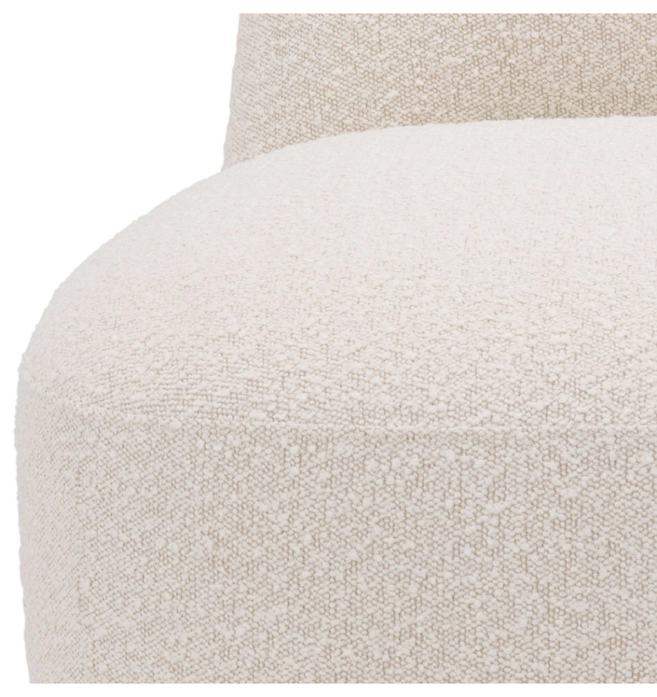 Boucl√© Cream Accent Chair  Eichholtz Bj√∂rn   Contemporary   Armchairs And Accent Chairs   by Oroa   Distinctive Furniture  Houzz