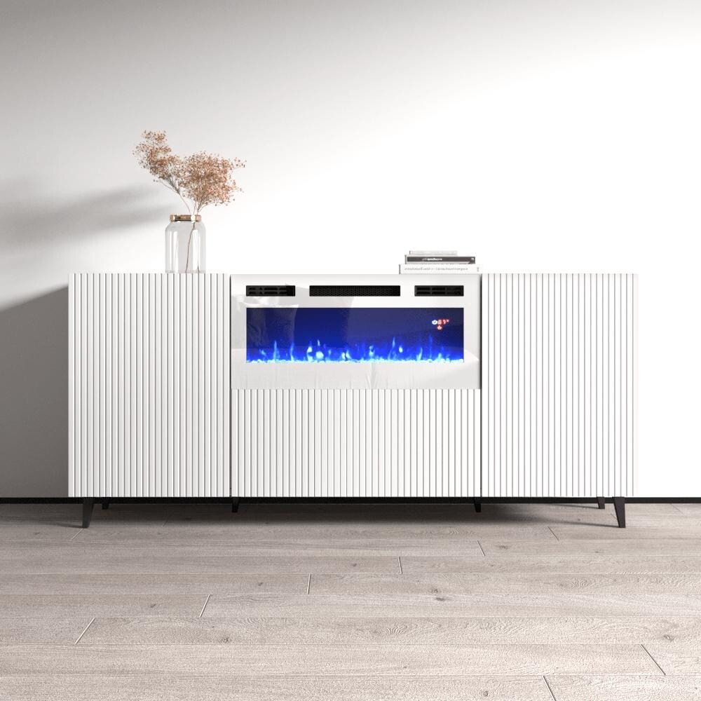 Pafos WH EF Electric Fireplace 71\