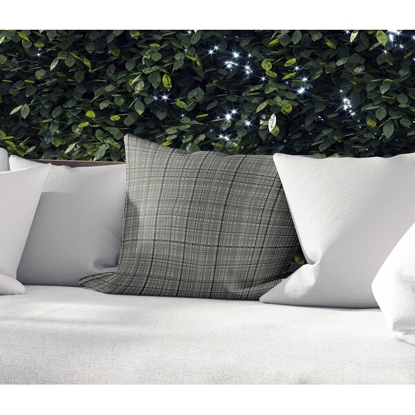 WOVEN GREEN Indoor|Outdoor Pillow By Kavka Designs