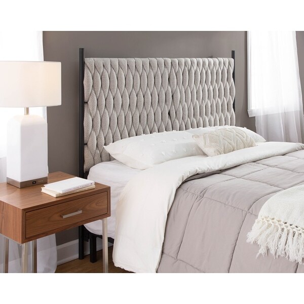 Silver Orchid Braided Matisse Queen Headboard - - 35450123