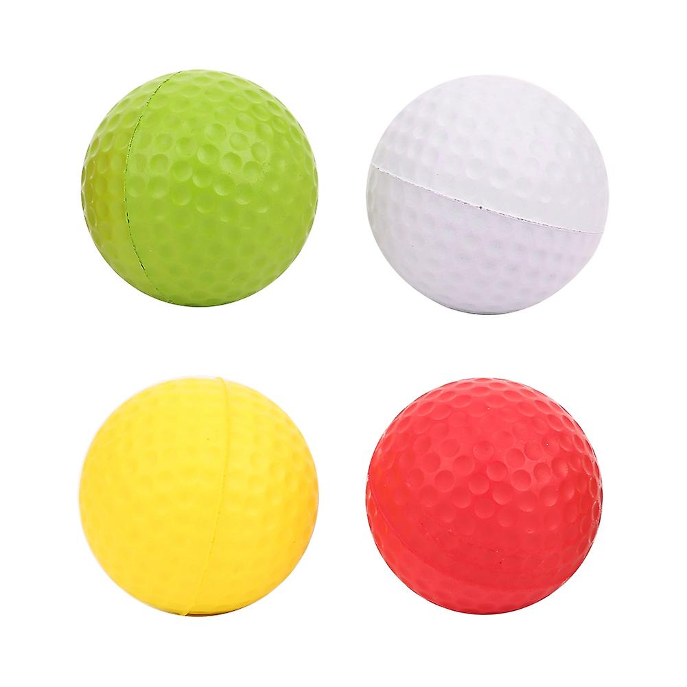 12pcs Portable Pu Golf Sport Kid Trainning Balls Soft Children Safety Practising Accessory