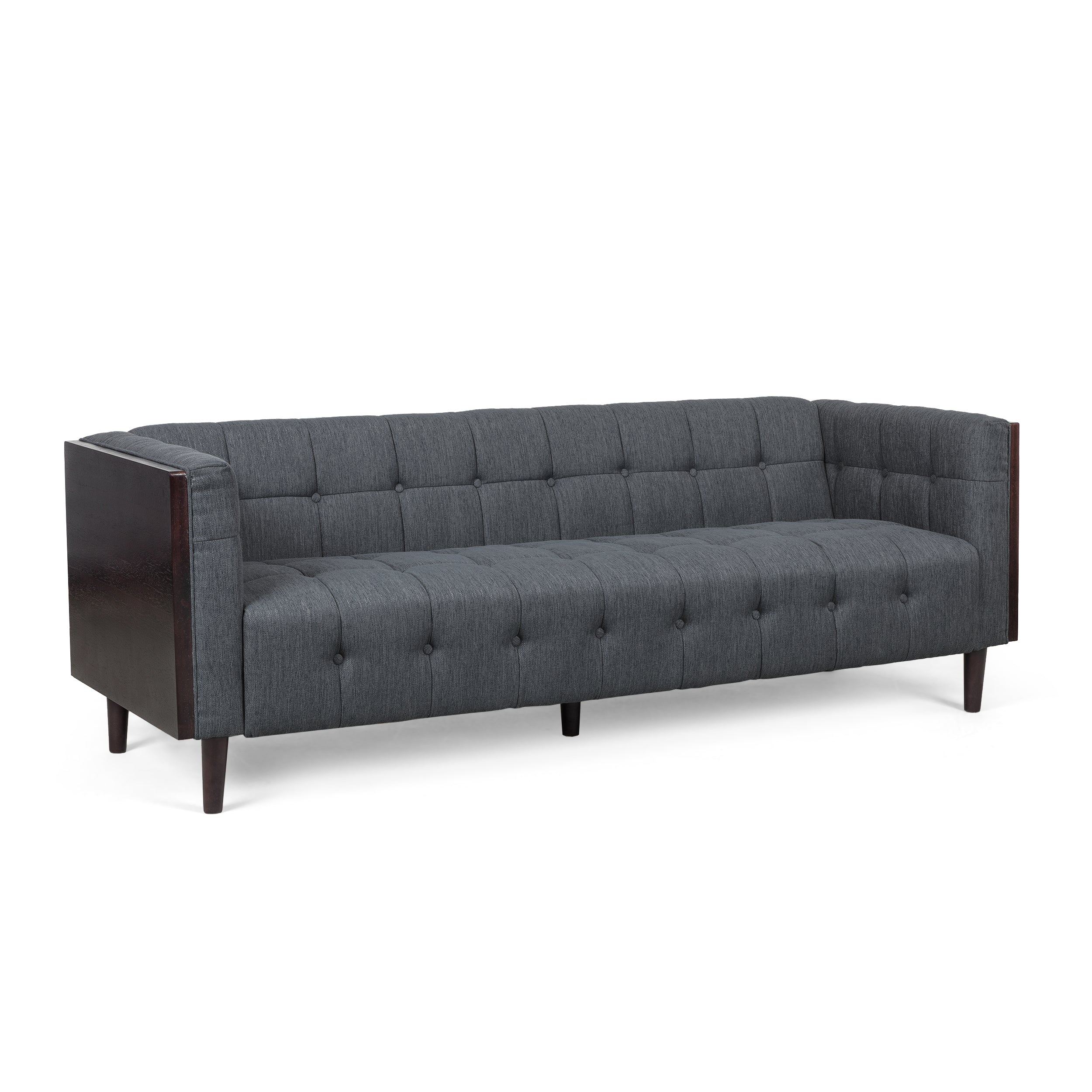 Croton Contemporary Tufted 3 Seater Sofa