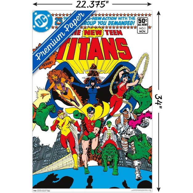 Trends International Dc Comics Teen Titans The New Teen Titans 1 Unframed Wall Poster Prints