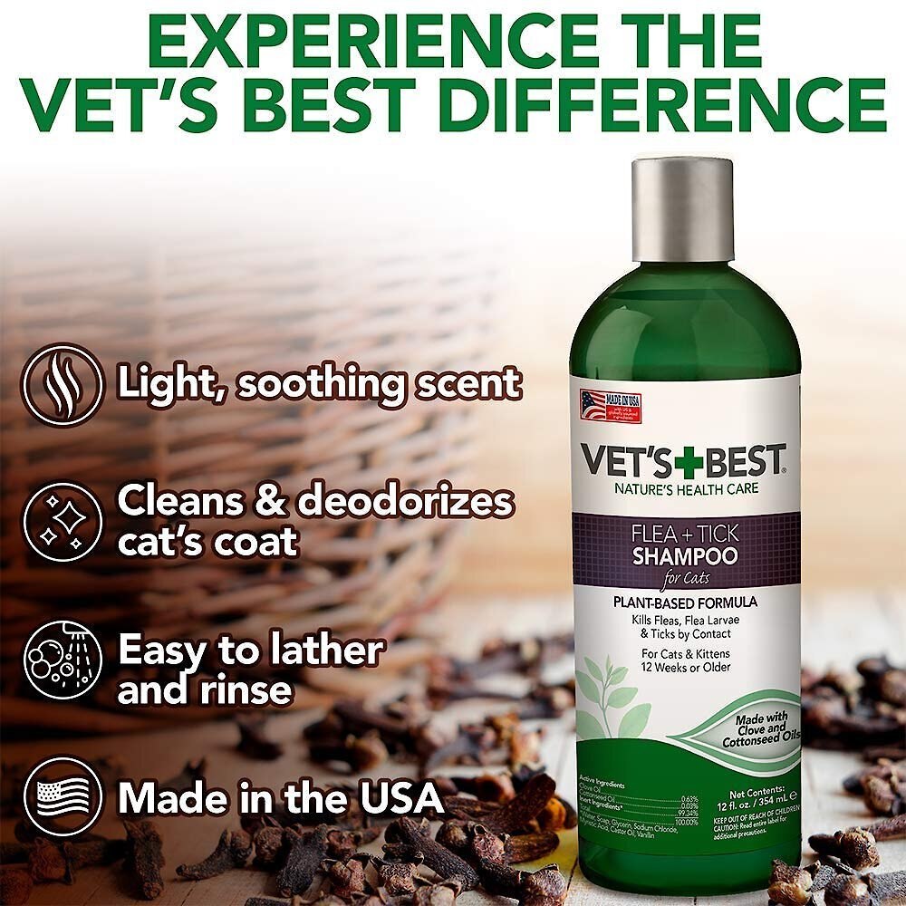 Vet's Best  Flea and Tick Shampoo for Cats