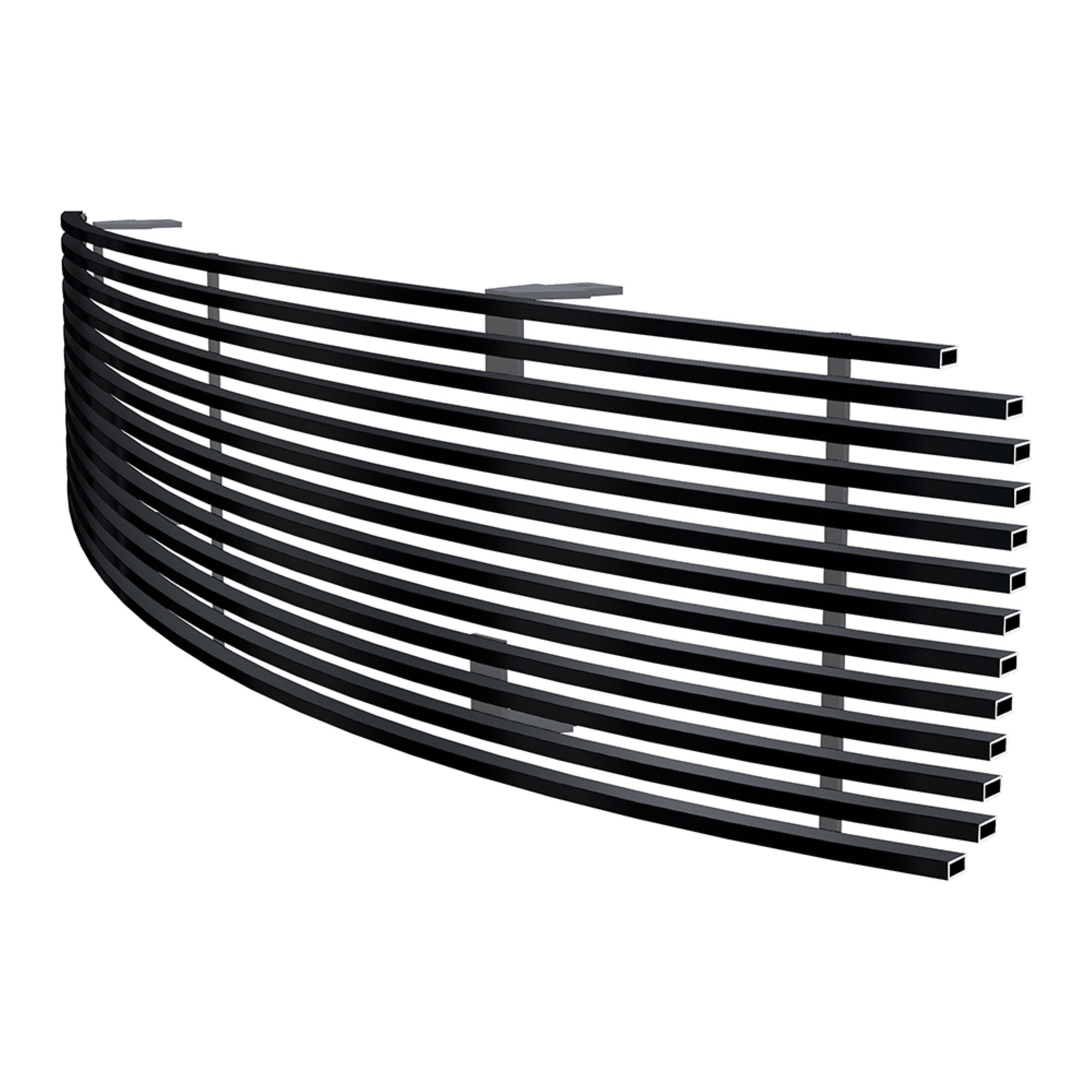 2009-2014 Nissan Maxima Stainless Steel Black Powder Coated Finish 8X6 Horizontal Billet Black Stainless Steel Billet Grille