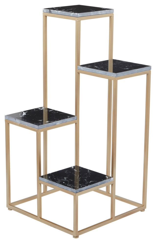 Iron Modern Plantstand  31x16x16   Contemporary   Plant Stands And Telephone Tables   by Brimfield  ampMay  Houzz