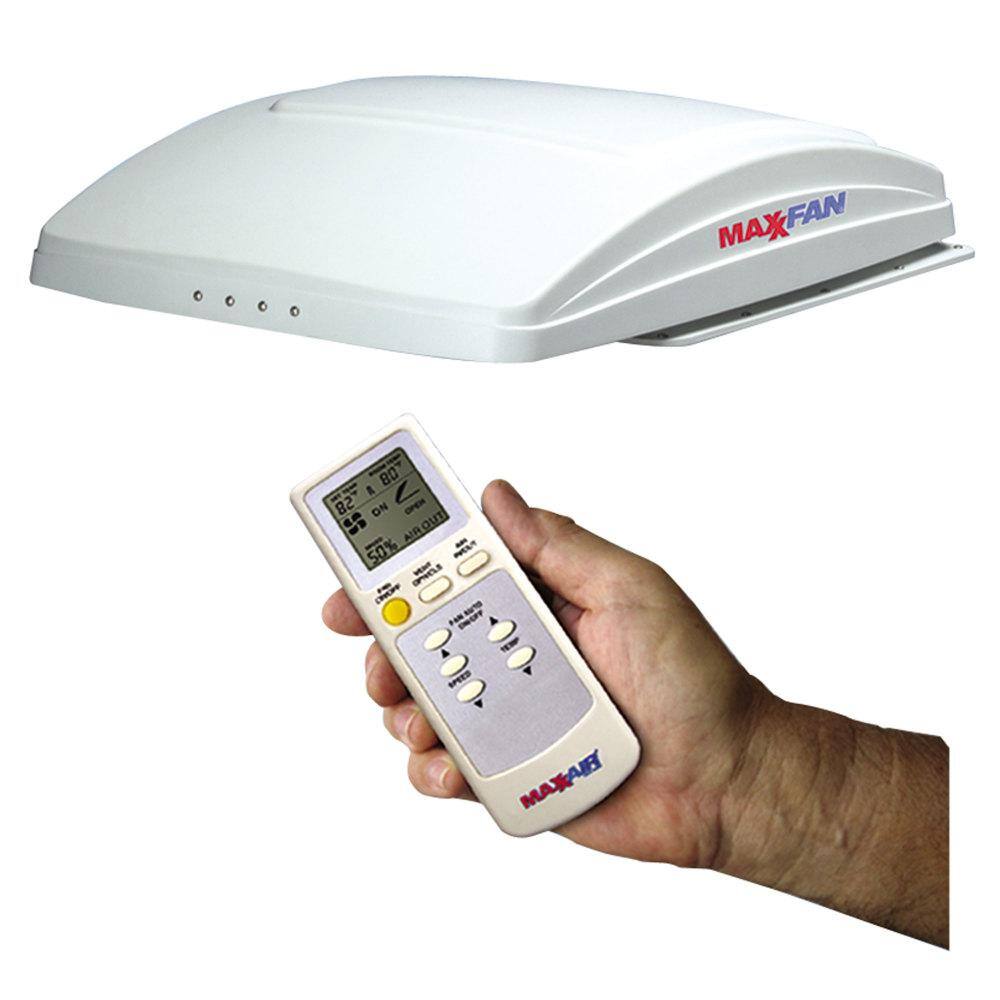 Maxx Air MaxxFan Deluxe with Remote - White 00-07000K