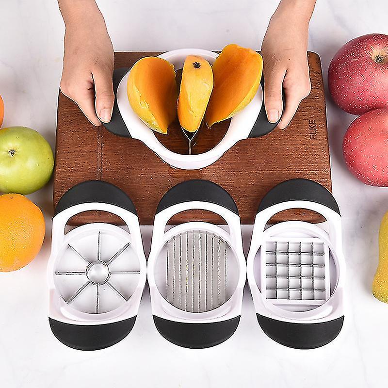 Apple Mango Corer Potato Slicer Tomato Cutter Peeler Stainless Kitchen Tools (2-b-b)