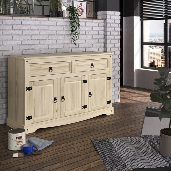 Wood Buffet Sideboard Corona Collection | Furniture Dash