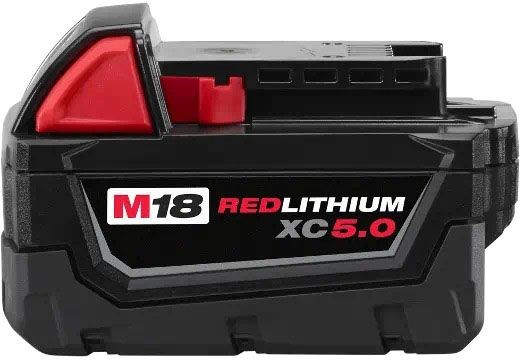 Milwaukee M18 Red Lithium 5.0 Ah Battery