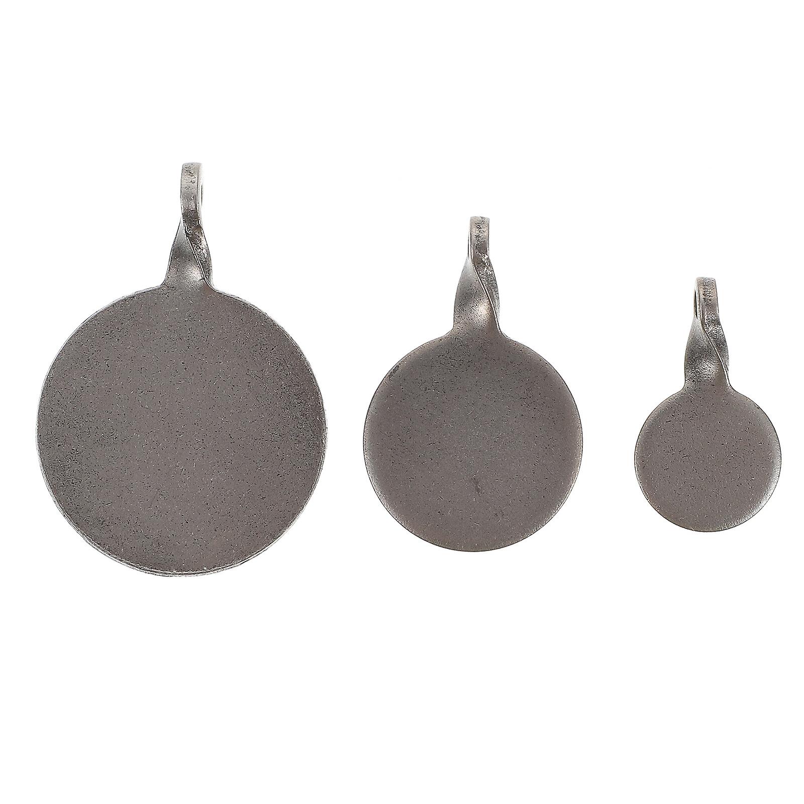 3 Pcs Alloy Shooting Target Tree Hanging Target Shooting Range Catcher Stainless Steel Target