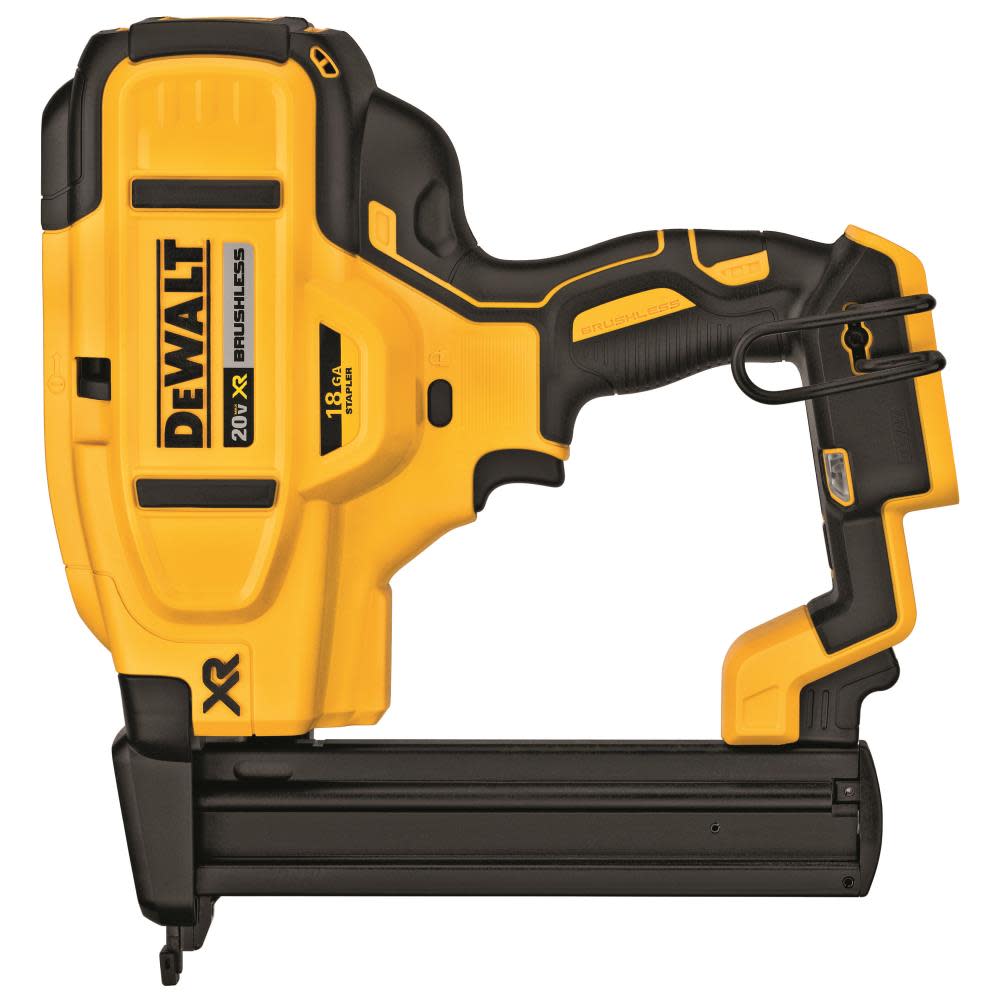 DEWALT 20 V MAX* XR 18 Gauge Narrow Crown Stapler - Tool Only DCN681B from DEWALT