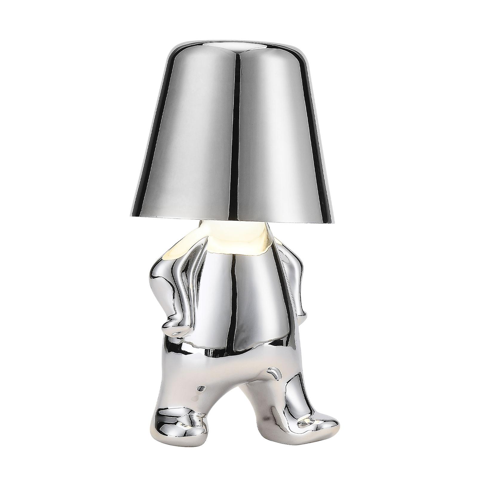 Creative Silver Mr-who Bedside/living Room Decorative Table Lamp