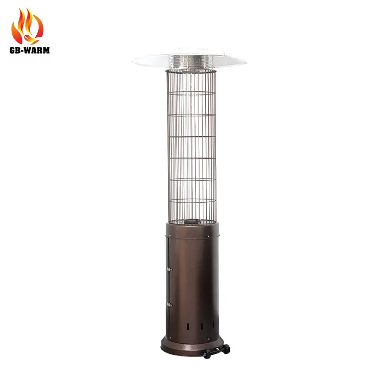 CE certified modern furniture factory price high quality customized outdoor gas glass tube patio heater