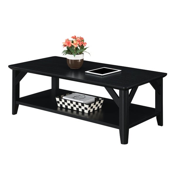 The Gray Barn West Coffee Table with Shelf