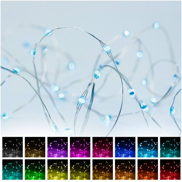 20 x27 Wi fi String Fairy Lights Red green blue Enbrighten