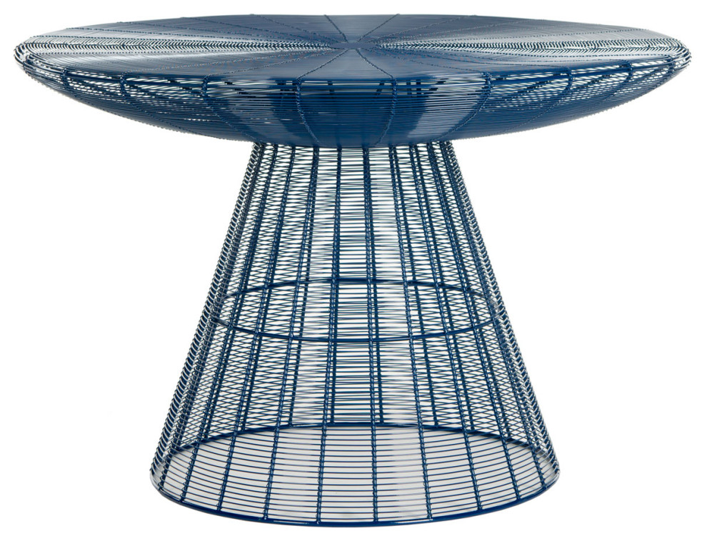 Gina Wire Coffee Table Blue   Contemporary   Coffee Tables   by Peachtree Fine Furniture  Houzz