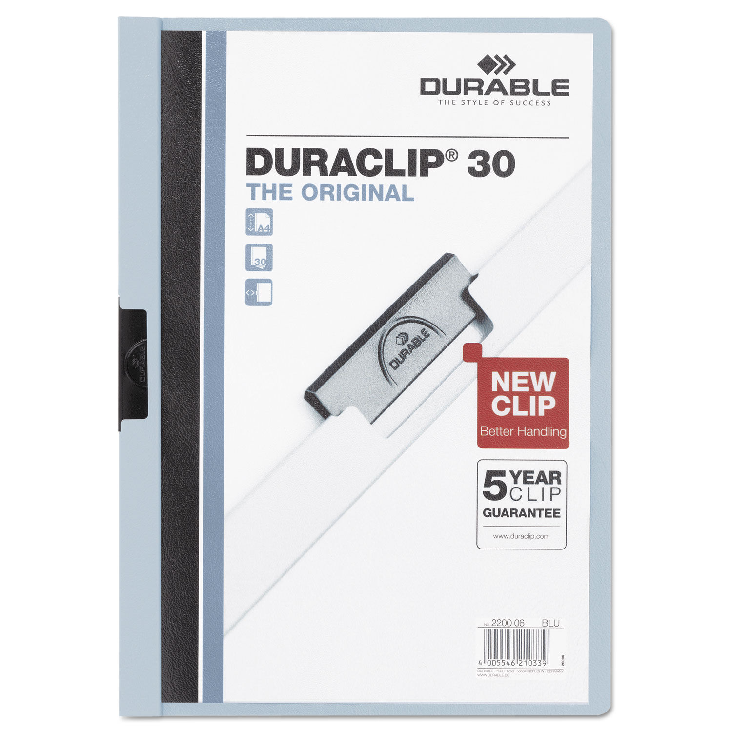 DuraClip Report Cover by Durableandreg; DBL220306