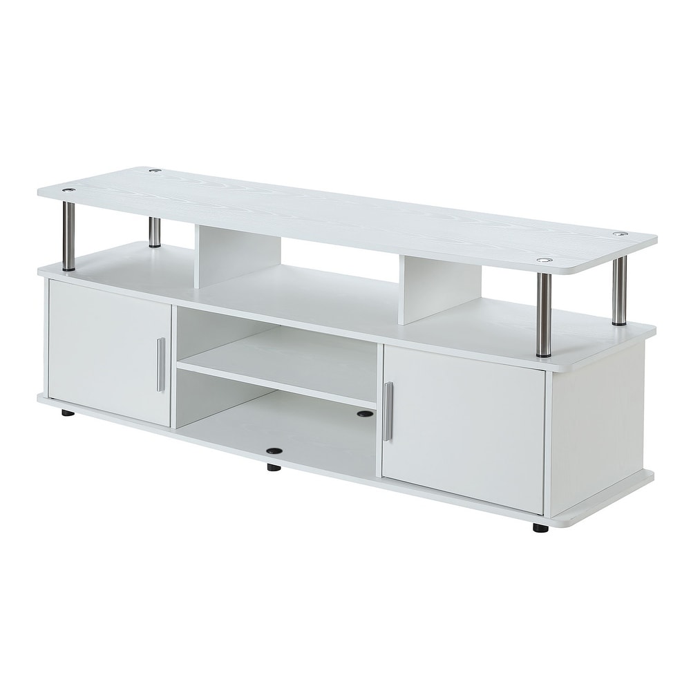 Convenience Concepts Designs2Go Monterey 65 inch TV Stand with Storage Cabinets and Shelves