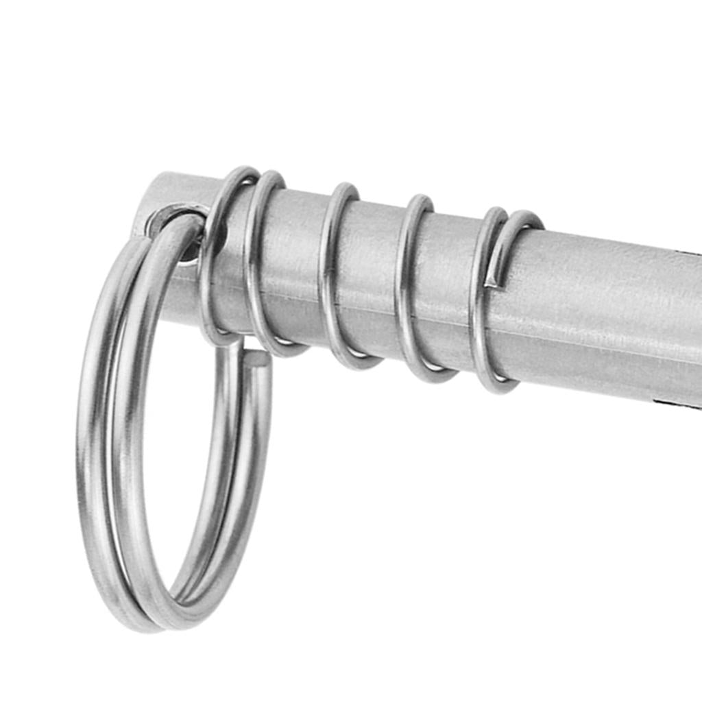 Quick Release Pin 316 Stainless Steel Marine Hardware Boat / Bimini Top 10x50mm