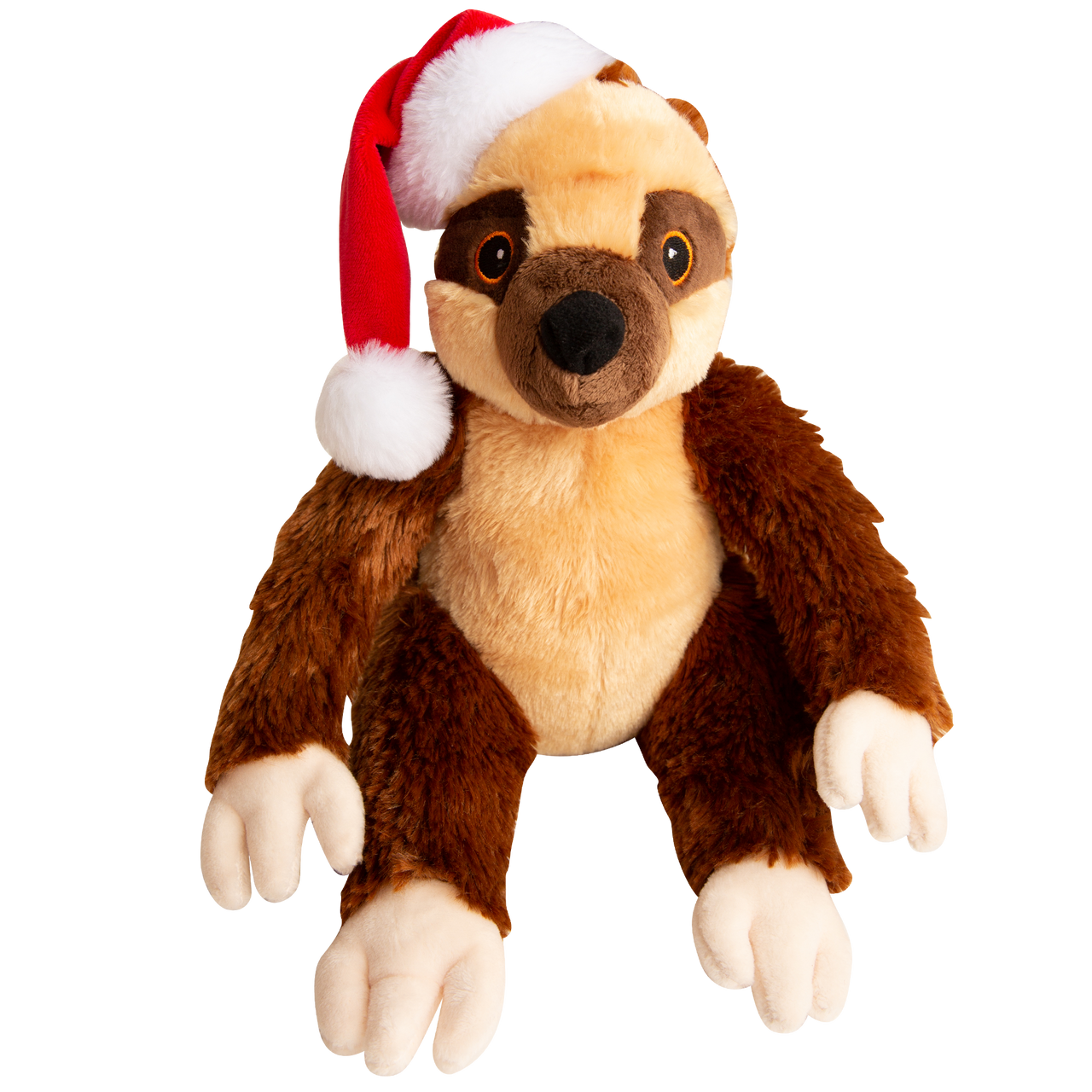 Snugarooz Sasha Claus the Sloth Plush Dog Toy 11