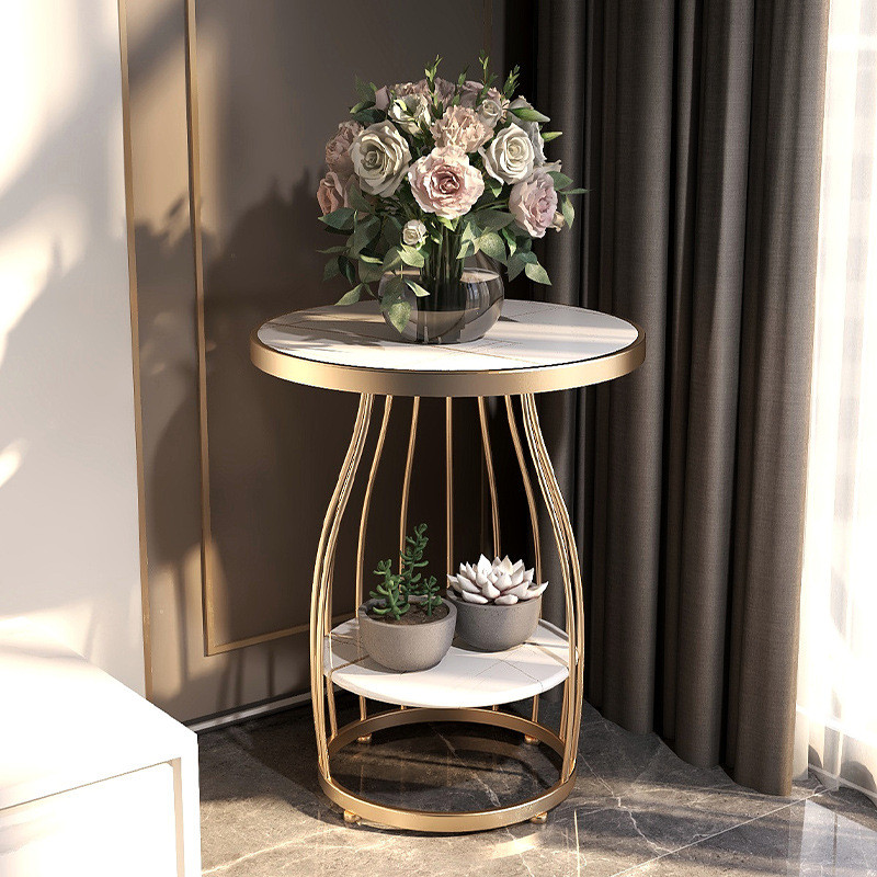 Luxury Tempered Glass Small Side Table with Iron Legs   Contemporary   Side Tables And End Tables   by Miron Demid LLC  Houzz