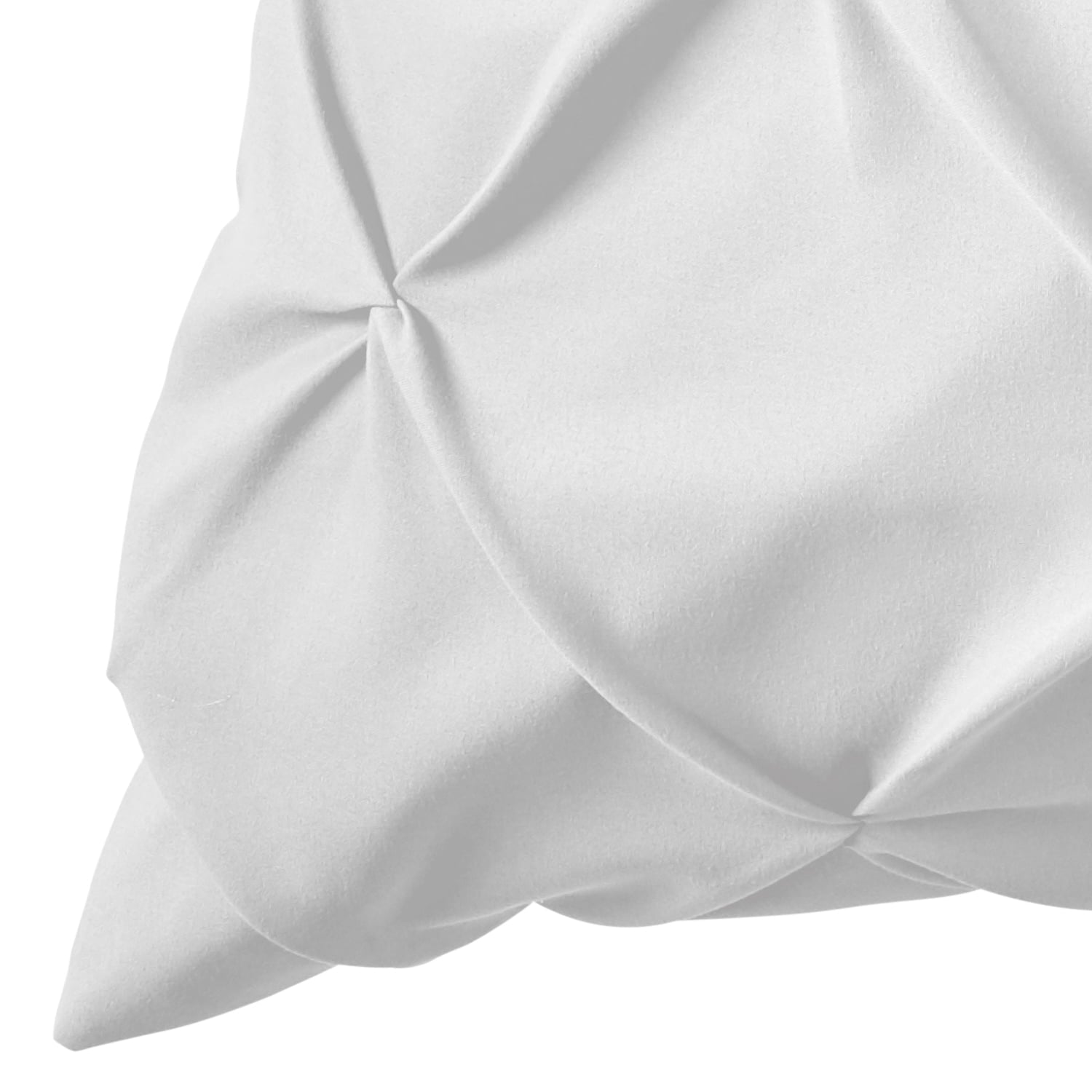 Mainstays White Pintuck Pleat Microfiber Sham， Euro Sham