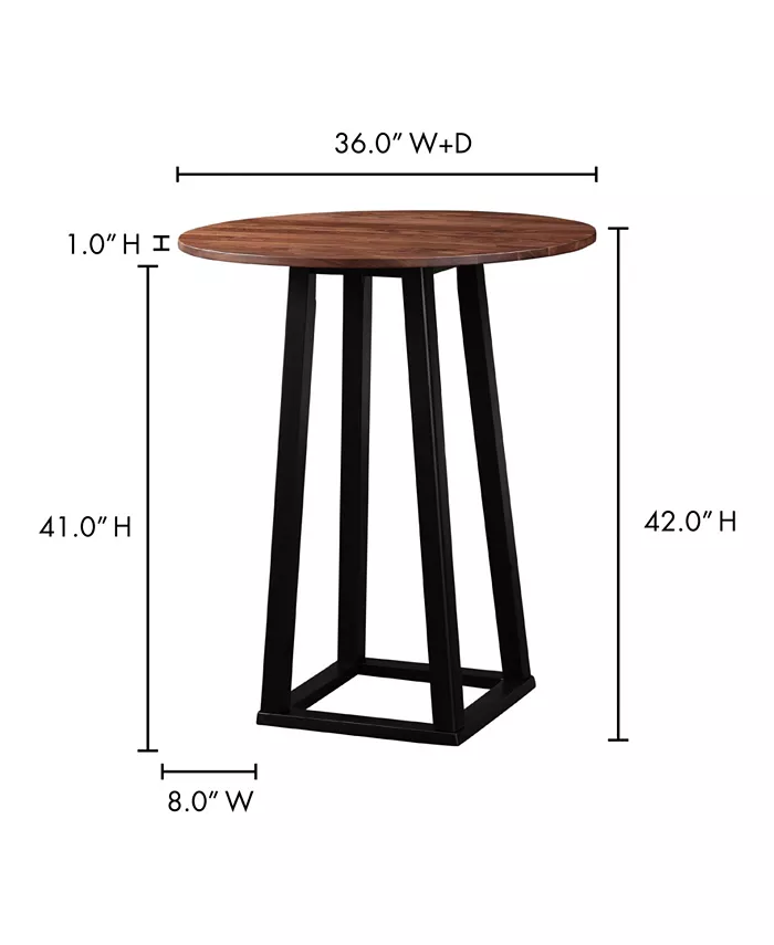 Moes Home Collection Tri-Mesa Bar Table