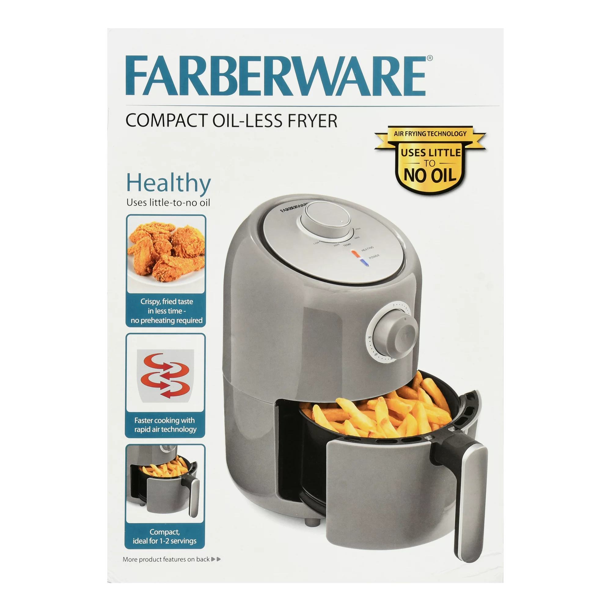 Farberware 1.9QT Air Fryer， Grey