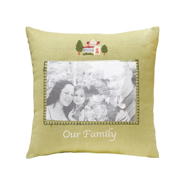 X 10 quot Our Family Picture Throw Pillow