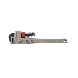 Husky 18 in. Aluminum Pipe Wrench with 2 in. Jaw Capacity WG-40A-18AL