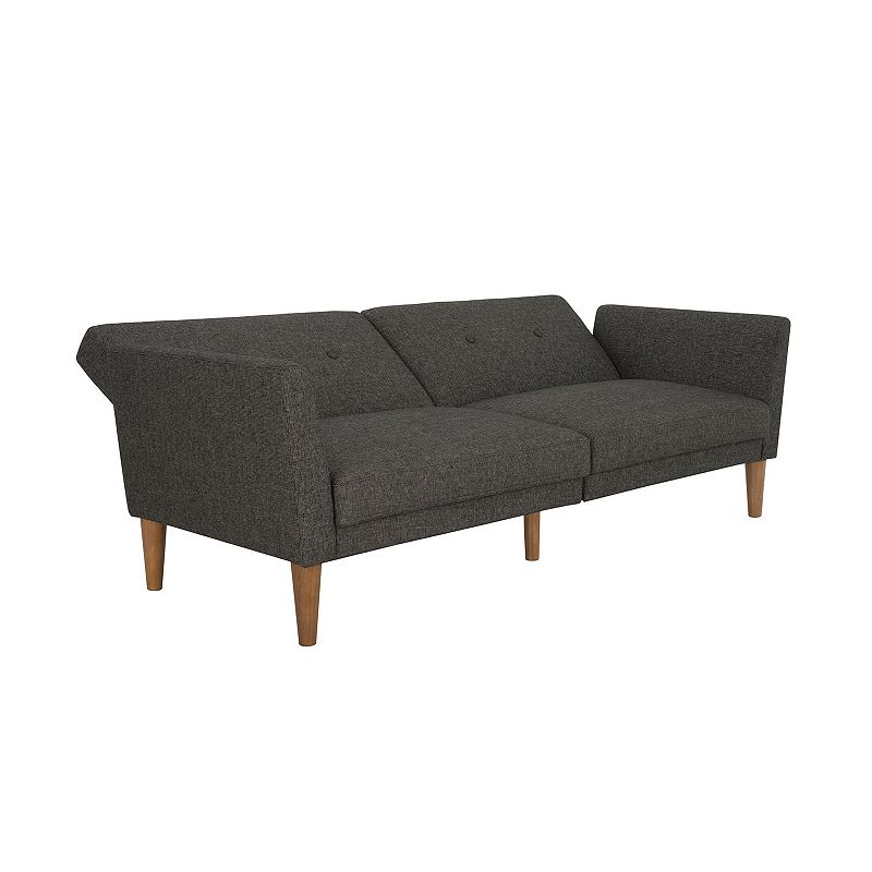 Novogratz Regal Linen Convertible Sofa Futon