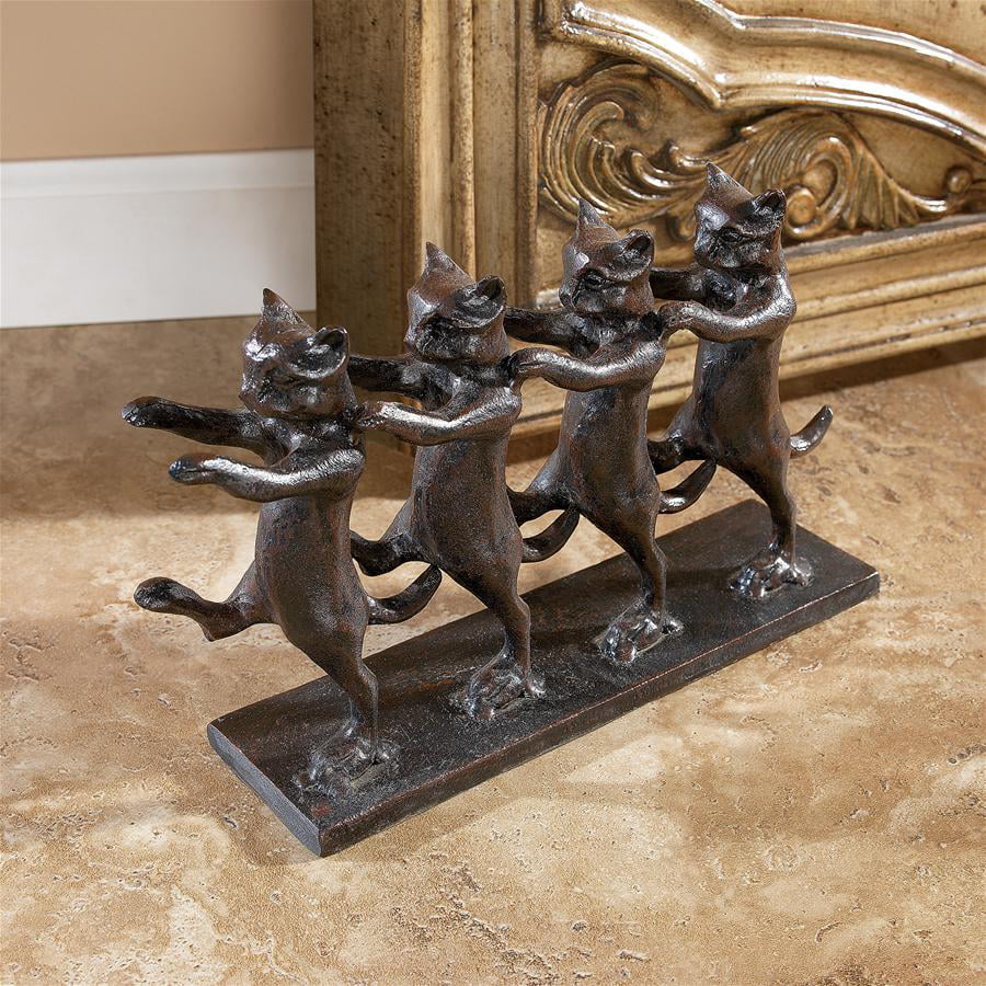 Design Toscano 7" Chorus Line Cats Garden Statue