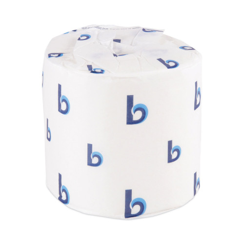 Boardwalk 1-Ply Toilet Tissue， Septic Safe， White， 1，000 Sheets， 96 Rolls/Carton (6170B)