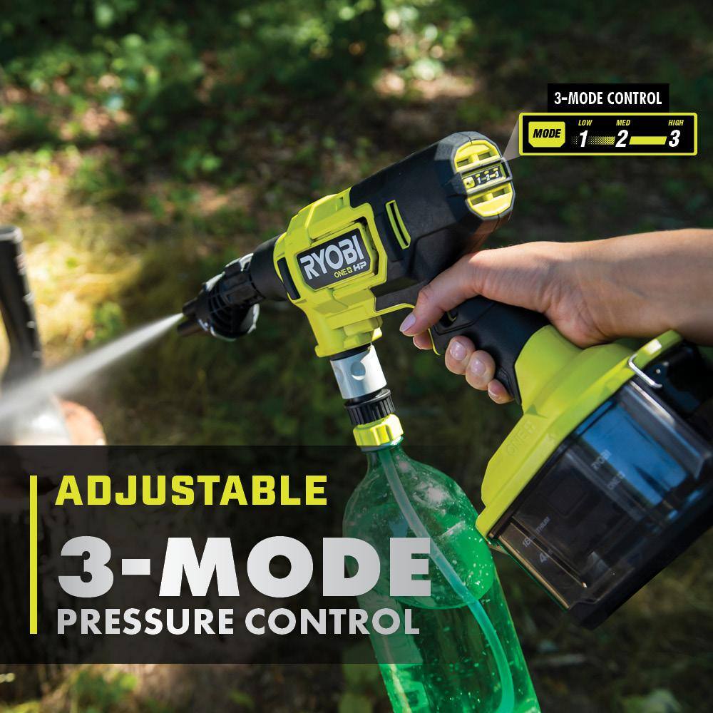 RYOBI ONE+ HP 18V Brushless EZClean 600 PSI 0.7 GPM Cordless Battery Cold Water Power Cleaner with 4.0 Ah Battery and Charger RY121852K