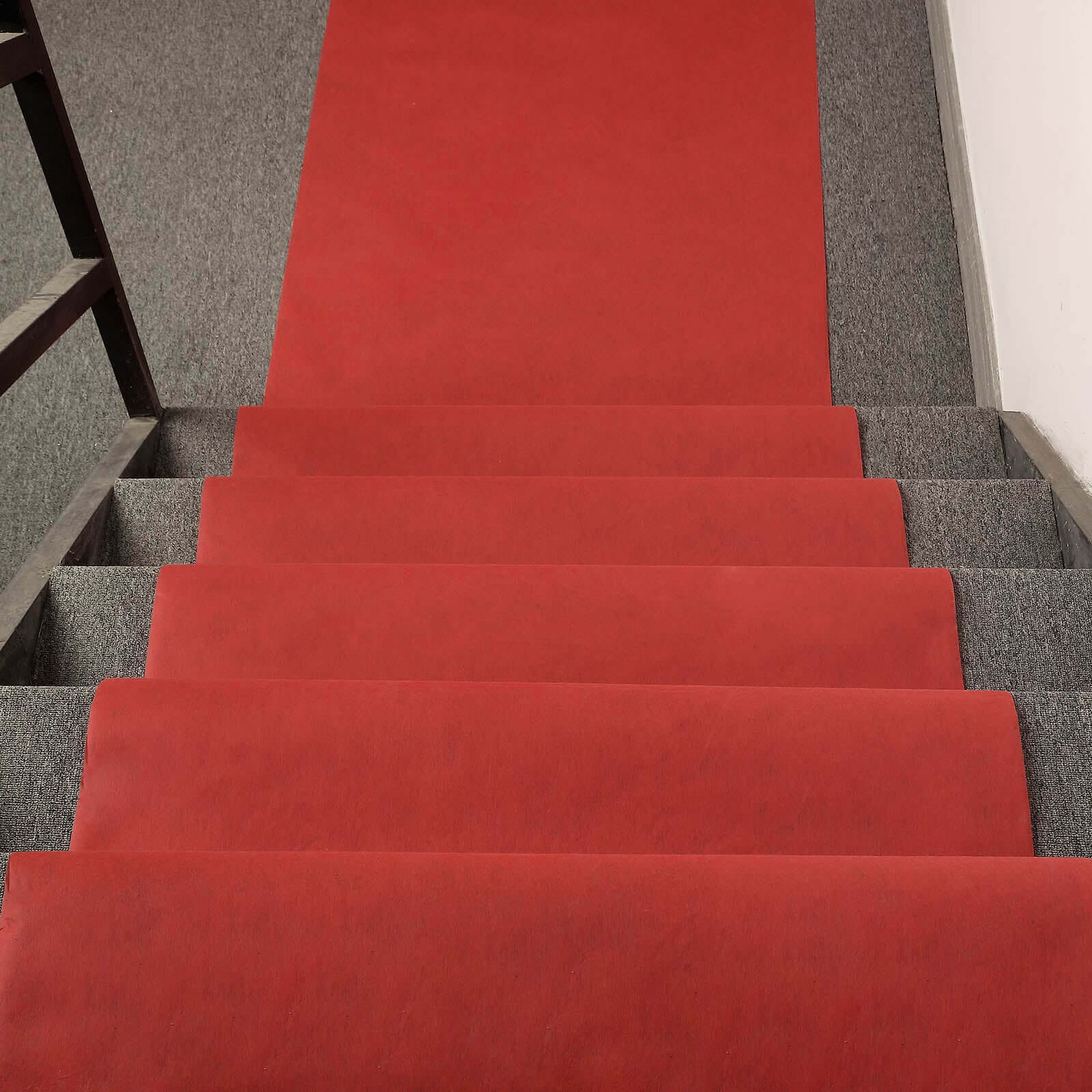 Hollywood Red Carpet Runner for Party, Red Rayon Wedding Aisle Runner 3ftx100ft