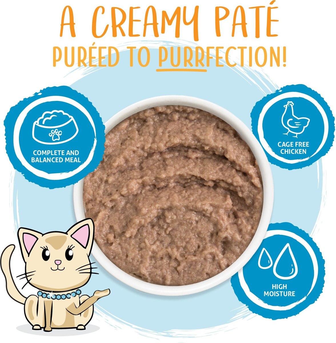 Weruva Slide N' Serve Jeopurrdy Licious Chicken Dinner Pate Grain-Free Cat Food Pouches