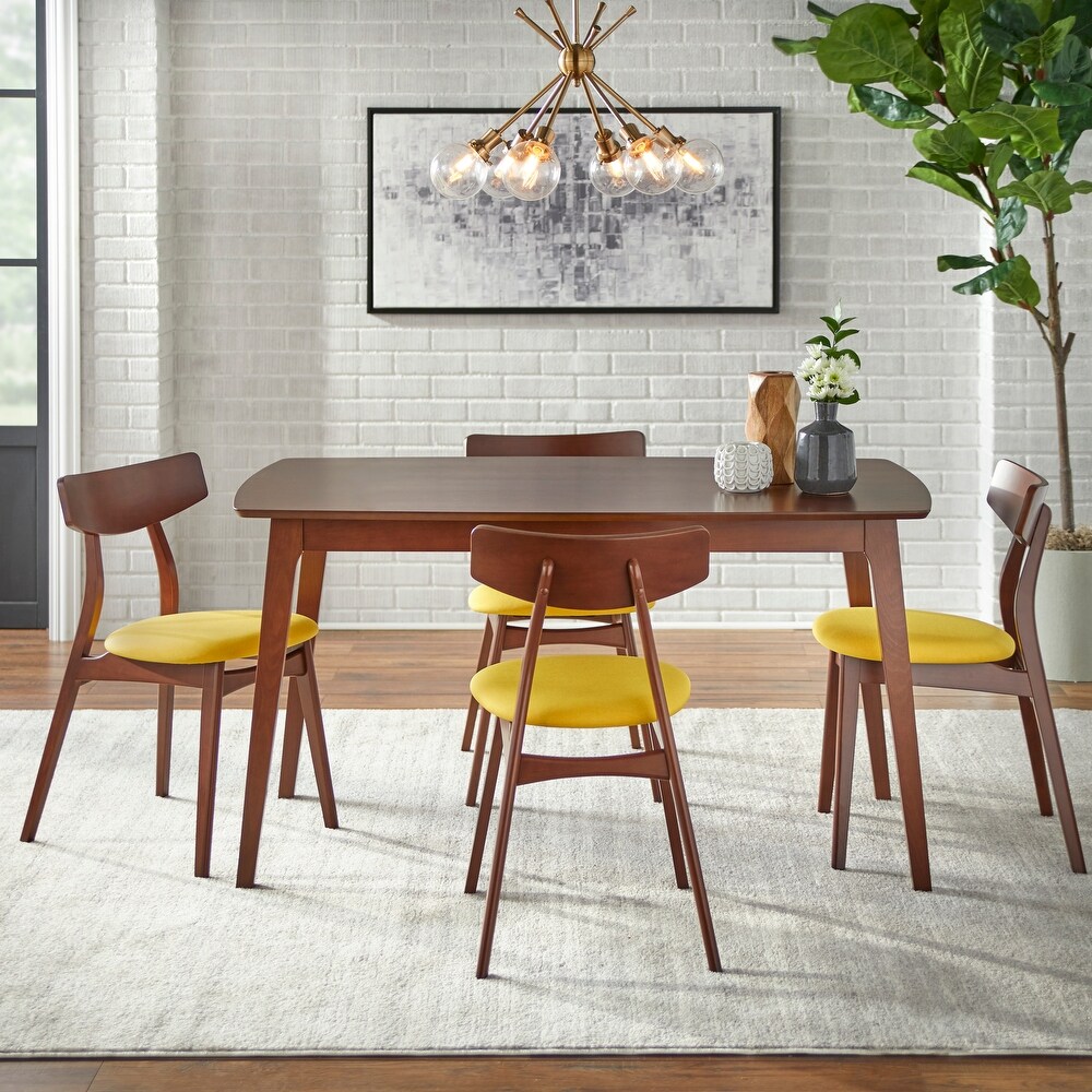 Simple Living Solid Beechwood Cadiz 5 piece Dining Set